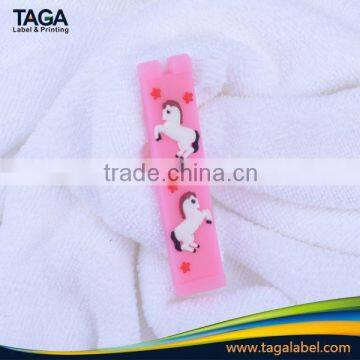 high qulity custom cheap rubber label for bag