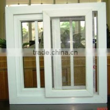 Plastic sliding Window with double glass