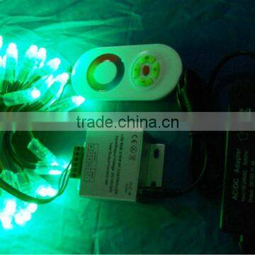 100pcs IP68 12V 12mm RGB Dump Node+rgb Touch Controller+12V/4A Power Adaptor photo-3