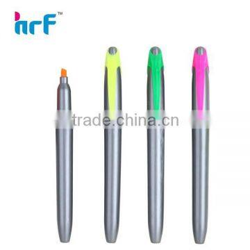 Silver highlighter pen set