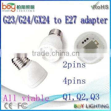 24 E27 transfer led G24 lamp adapter lamp adapter g23 g24 adaptor