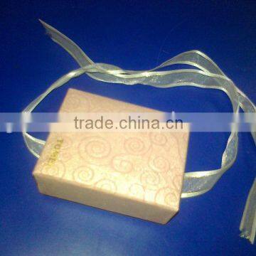 book shape mini paper jewelry box