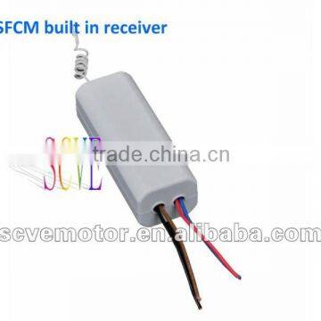 SCVEbuilt in receiver for tubular motor/control system for windows awnings blinds