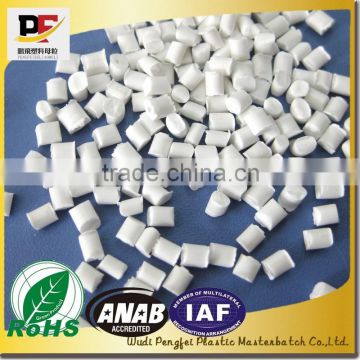 Top quality PE white masterbatch with high-grade rutile Tio2,masterbatch manufacturer