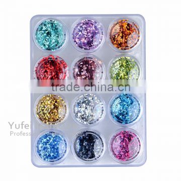 Hotselling nail decoration diamond shape colorful nail art paillette