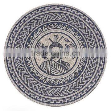 Luxury Salon Floor Decoration Cheap Marble Mosaic Floor Medallion From China photo-6