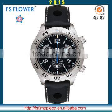 FS FLOWER - Switzerland Strong Luminous Stainless Stainless Steel Miyota Chronograph Watch Movement 5atm