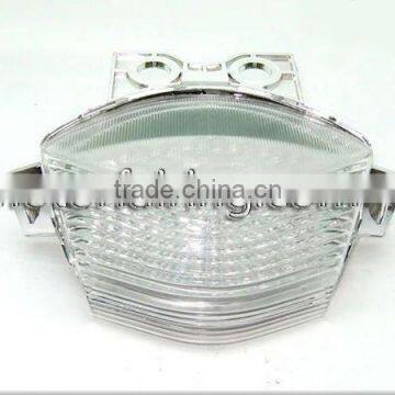 Plastic cover tail light/Motorcycle Clear LED tail light for Kawasaki Ninja 650R 06-08