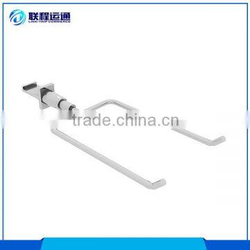 Pegboard 2-Prong sock saltwall metal display hook for supermarket