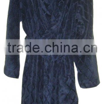 100% polyester soft handfeeling coral fleece gown