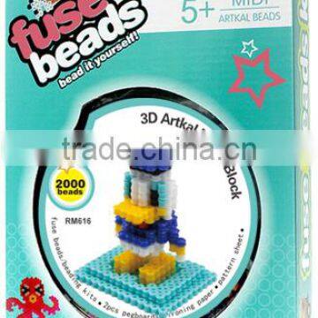 Best Selling Artkal 2000 EVA perler beads set educational toy