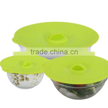 Hight Quality Pot Bowl Cover Flexiable silicone lid sets