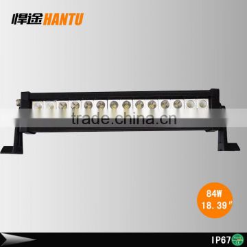 84W led car headlight atv led offroad light bar dual row 18" led light bar IP67