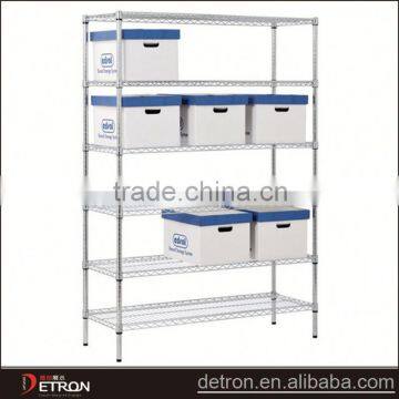 NSF 6 tier chrome office storage rack