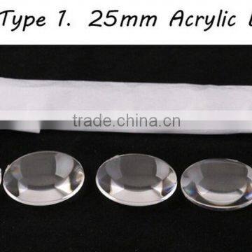 25mm Magnifying Glass Convex Lens Plastic Magnifying Lens for Google Cardboard photo-6