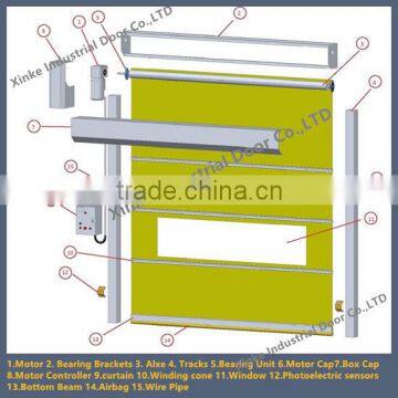 New Generation High Performance Speed Pvc Door/high Speed Pvc Roll up HSD-040 photo-2