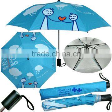 2 Fold Umbrella,promotional Umbrella,manual Open Umbrella