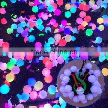 High Quality IP 65 Waterproof RGB Chain Led String Ball Light for Party and Wedding Decoration photo-2