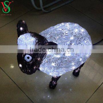 LED christmas sheep sculpture lighting