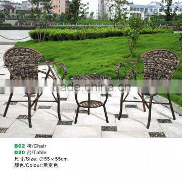 outdoor rattan chair and table sets for garden furniture