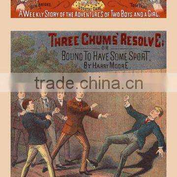 Three Chums' Resolve 20x30 poster