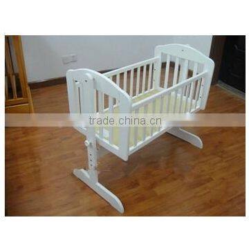 Solid NZ Pine Swing Baby Crib