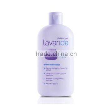 Shower Gel Lavanda Gentle Touch of Lavander Extract - 200ml. Paraben Free. Made in EU