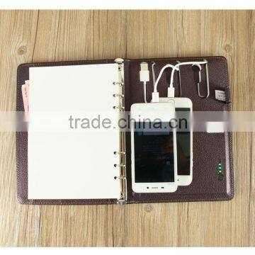 Plaro Embossed Leather or pu Covers Leather Daily Planner Diary 2016