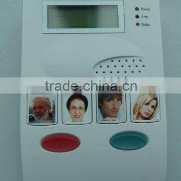 Wireless service call system support expand wired and wireless sensor and panic button