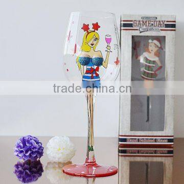 Crystal Christmas wine glass cup from Bengbu Cattelan Glassware Factory