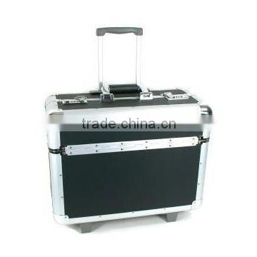 Aluminum Rolling Sample Case Salesman Suitcase