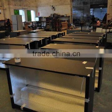 Two Glass Doors Black Bar Fridge/refrigerator(CE Approval) photo-5