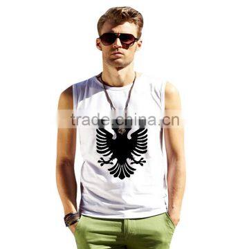 new fashion high quality boys printed singlet