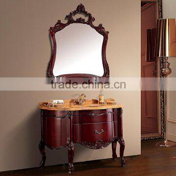 WTS22000 Mirrored Cabinets Type and Modern Style Modern Red Bathroom Cabinet photo-1