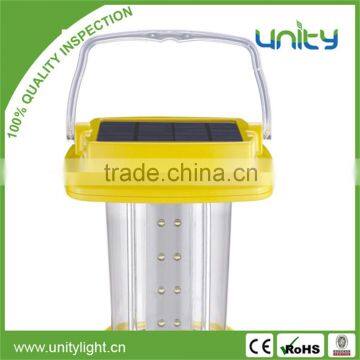 Unique Design Rechargeable LED Lantern With Solar Panel Power Bank photo-2