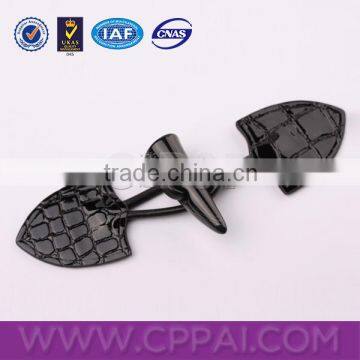 High quality black natural horn buttons/imitation horn button for dark jacket