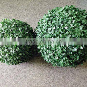 Artificial boxwood dark green plastic balls