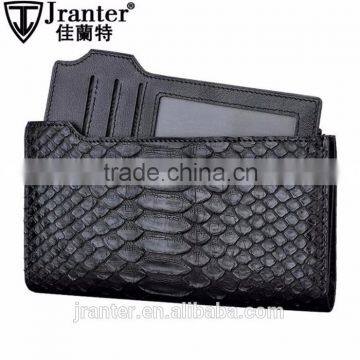 Customize Handmade Real Python Snakeskin Business Credit Card Wallet