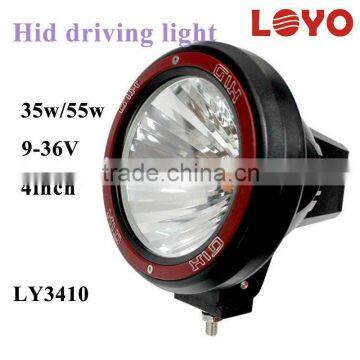 Hot sale 35w/55w xenon hid work light for truck, 4" 7" 9" hid driving light