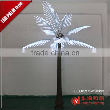 white light branches outdoor decoration high standard artificial trunk led palm tree