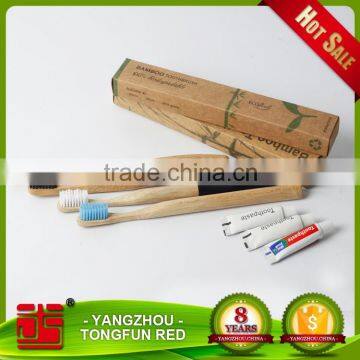 Compact size bulk bamboo toothbrush with natural ingredients daliy use bamboo