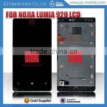 Cheap price display touch screen replacement for nokia lumia 920 lcd with frame