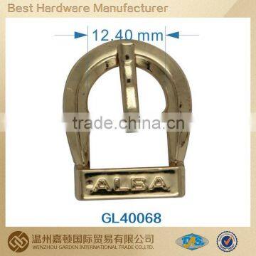 elegant gold shoe pin buckle letters, ladies belt pin buckle
