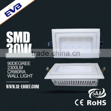 LED products 30W rectangular commercial downlight