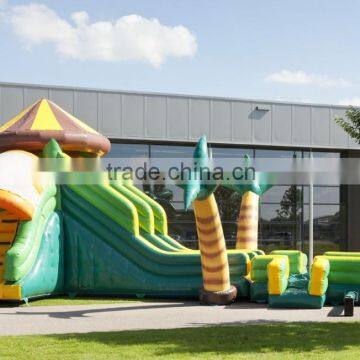 2016 Newest Inflatable Water or Dry Slide With Two Climbs and 2 Slidings