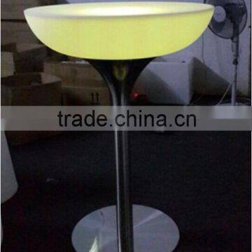 Color Change Stainless Steel Base Led High Top Bar Table photo-3