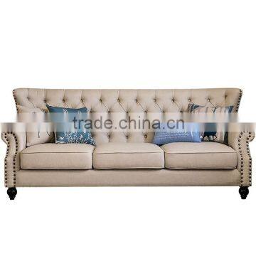 New fashion Amerian style clossic leather or fabric sofa sets