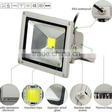 Bridgelux chip high lumen outdoor 50w led flood light