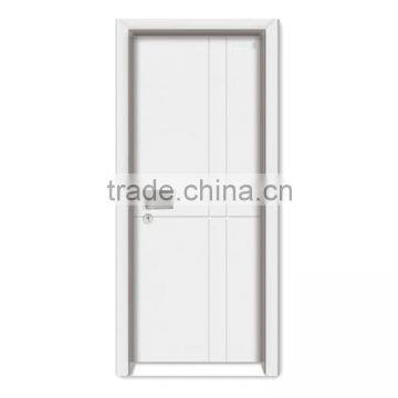 Pure white color wooden bedroom door cheap and fine