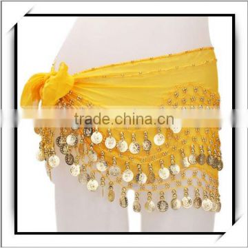 Newest! 158 Golden Coins Belly Dancing Costume